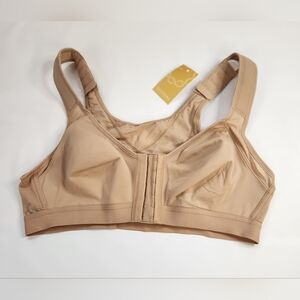 DELIMIRA 36B NEW Women's Full Coverage Front Closure Bra Wire Free Back Posture